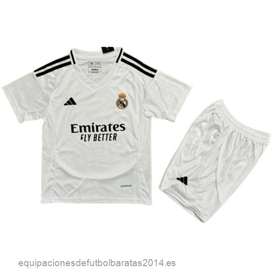 Nuevo 1ª Conjunto De Niños Real Madrid 24/25 Blanco Baratas